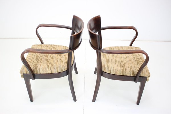 Catalog H-224 Chairs by Jindřich Halabala, Czechoslovakia, 1930s, Set of 4-TZ-1329338