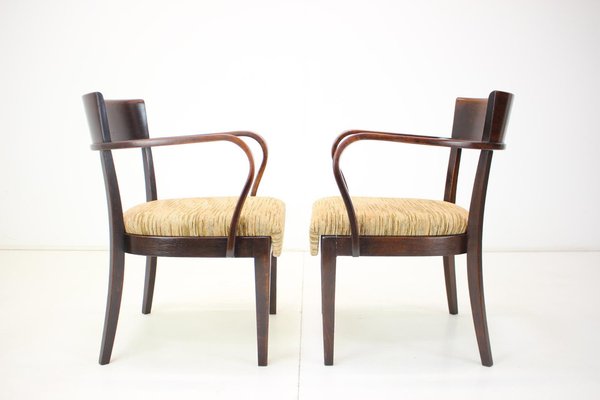 Catalog H-224 Chairs by Jindřich Halabala, Czechoslovakia, 1930s, Set of 4-TZ-1329338