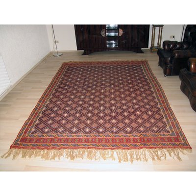 Caucasian Flat Weave Rug, 1940s-YGE-974708