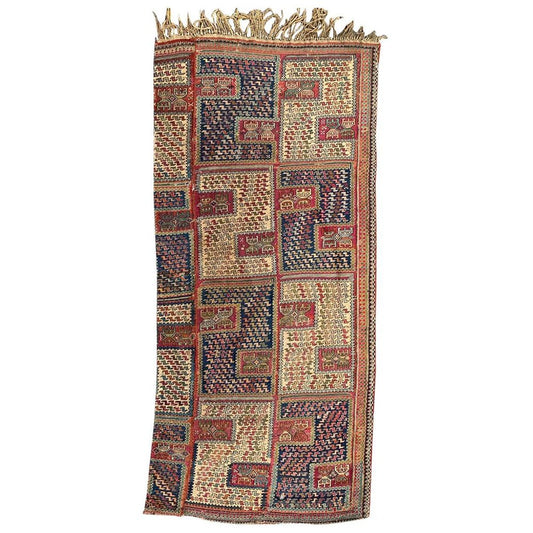 Caucasian Verneh Embroidered Kilim