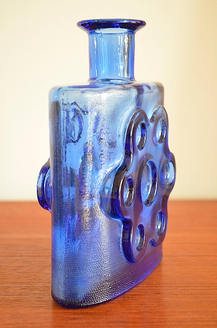 Cauccability Vase by Erkkitapio Syneous for Riihimaen Glass Oy, 1960s