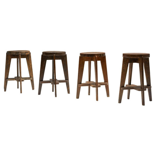 Cb Chandigarh Stool by Pierre Jeanneret