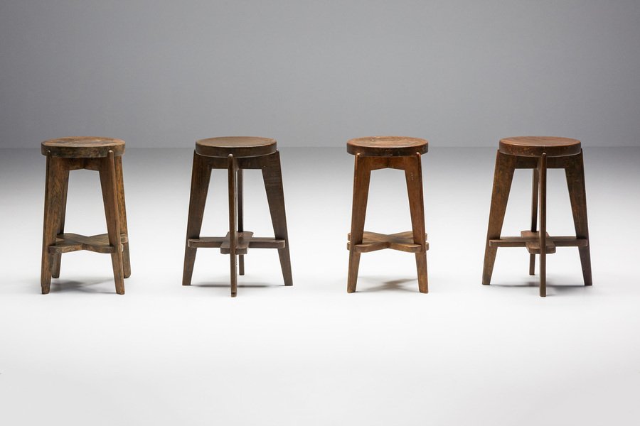 Cb Chandigarh Stool by Pierre Jeanneret