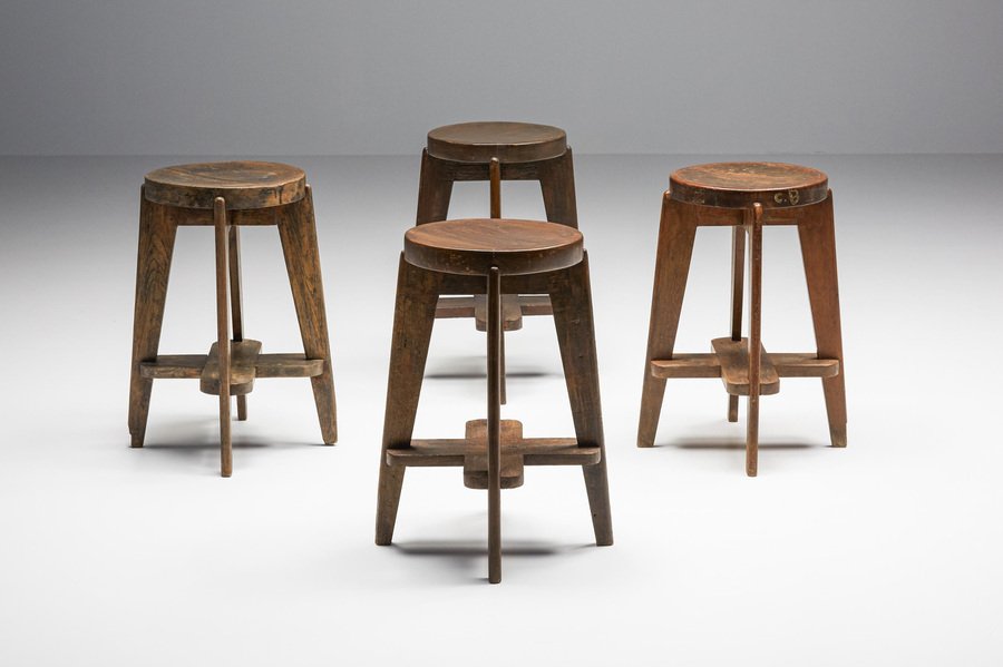 Cb Chandigarh Stool by Pierre Jeanneret