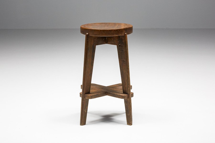 Cb Chandigarh Stool by Pierre Jeanneret