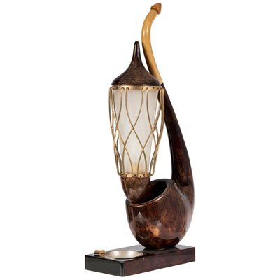 Ceci N'est Pas Une Pipe Table Lamp by Aldo Tura-NJJ-955138