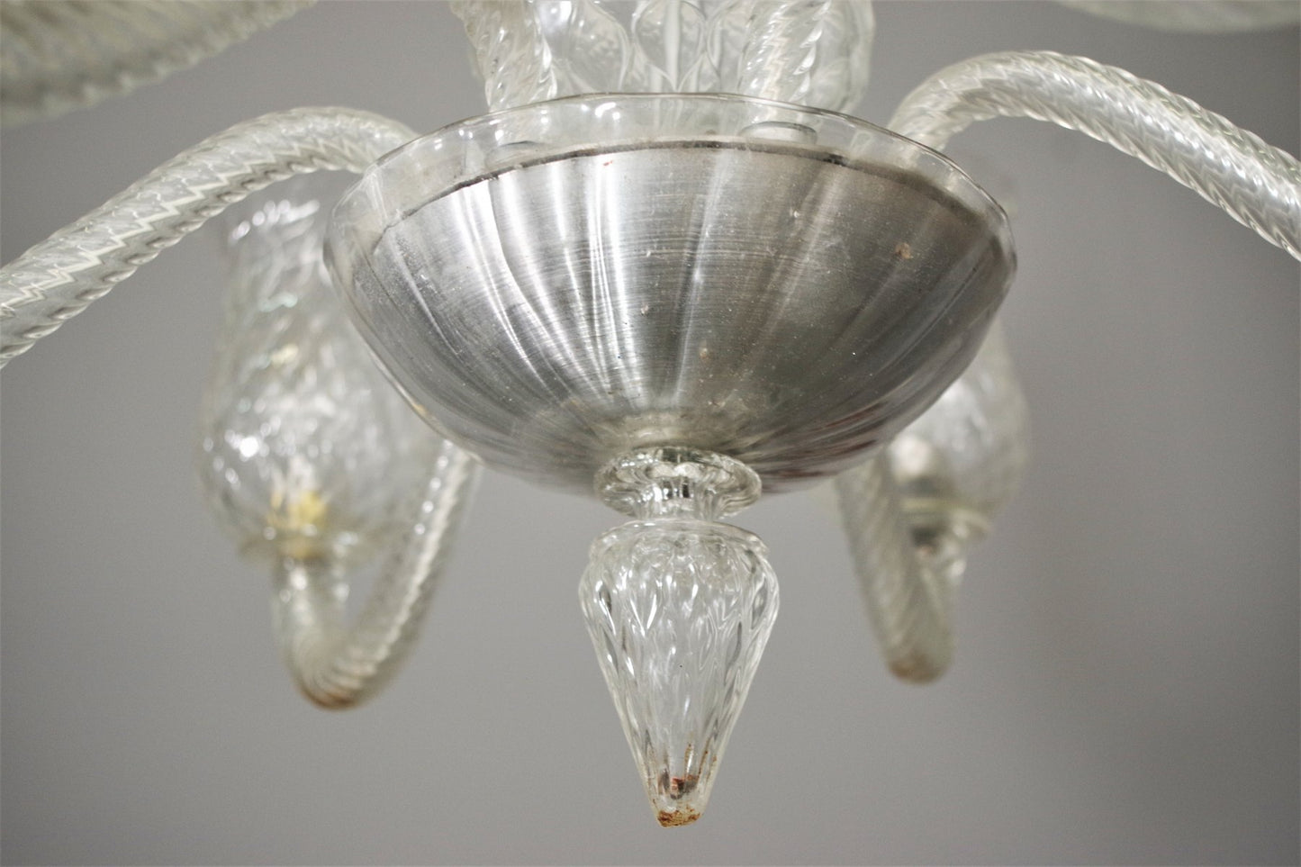 Ceiling Chandelier Venini in Murano Glass, 1950s