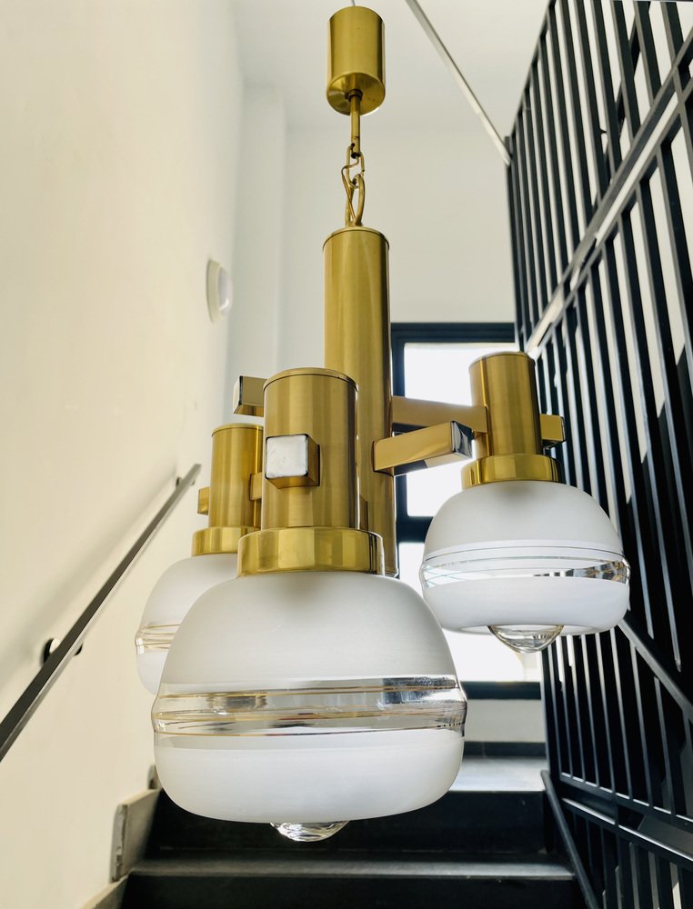 Ceiling Lamp attributed to Gaetano Sciolari for Sciolari, 1970s