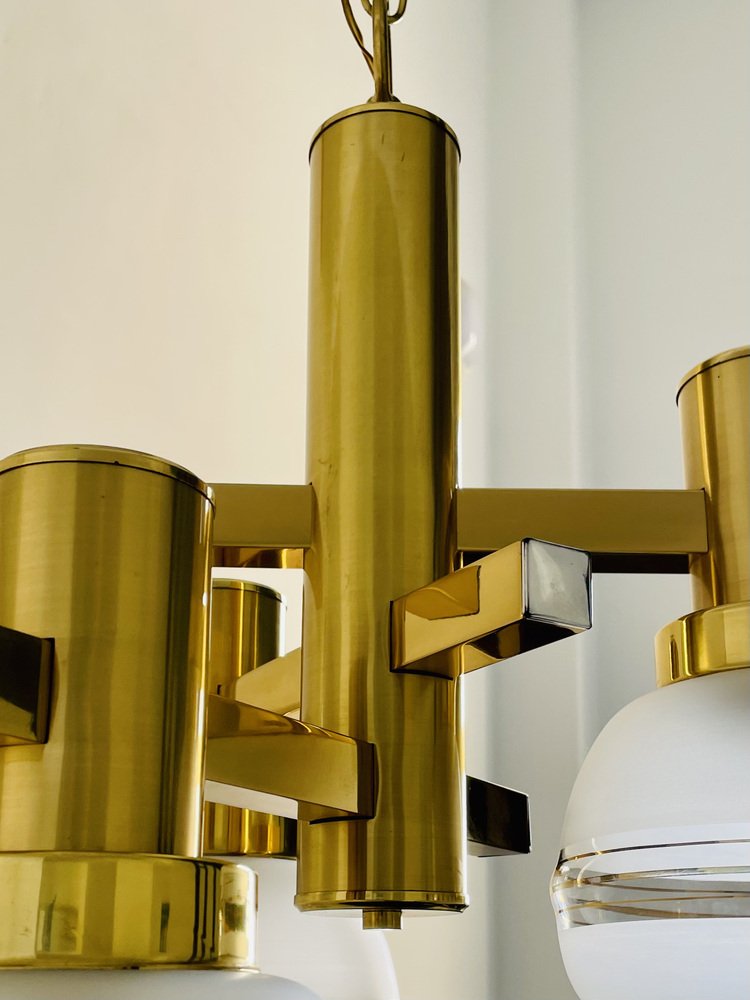 Ceiling Lamp attributed to Gaetano Sciolari for Sciolari, 1970s