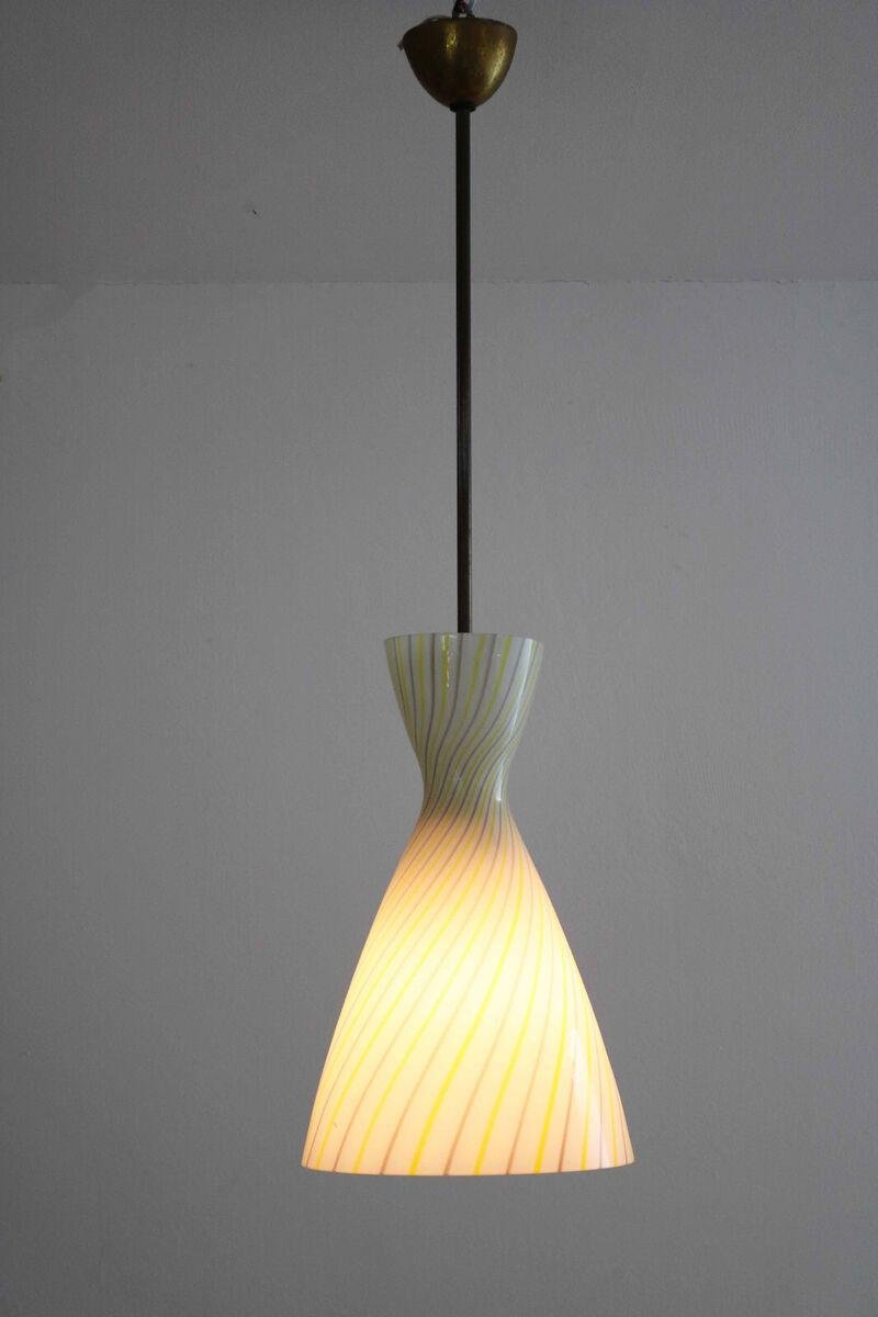 Ceiling Lamp by Aloys Gangkofner for Peill & Putzler, 1960s