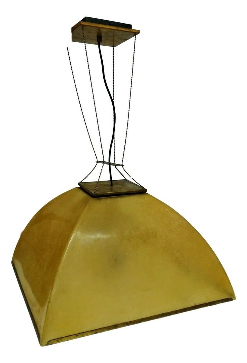 Ceiling Lamp by Salvatore Gregorietti for Lamperti, 1970s