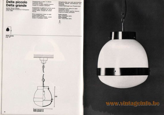 Ceiling Lamp by Sergio Mazza for Artemide, 1960s-FIP-775418