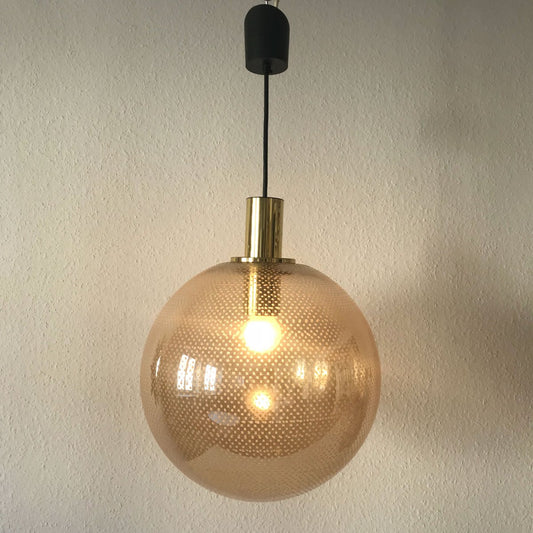 Ceiling Lamp from Glashütte Limburg, 1950s