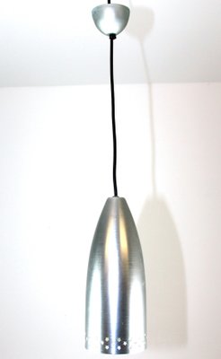 Ceiling Lamp in Aluminum with Star Perforation, 1960s-ZWH-1058773