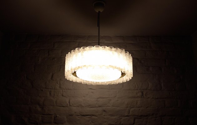 Ceiling Lamp in Blown Tubular Glass from Doria-OWS-982023