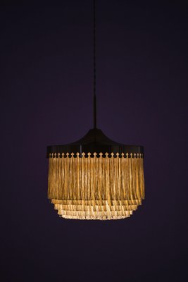 Ceiling Lamp in Brass, Silk Fringes attributed to Hans-Agne Jakobsson, 1965-SC-2035083