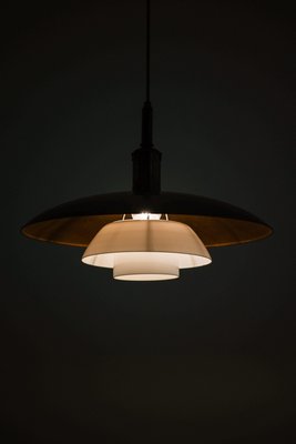 Ceiling Lamp in Copper and Glass attributed to Poul Henningsen, 1930s-SC-2035086