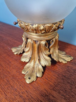 Ceiling Lamp in Gilded Bronze and Crystal, Early 20th Century-FAX-2017426