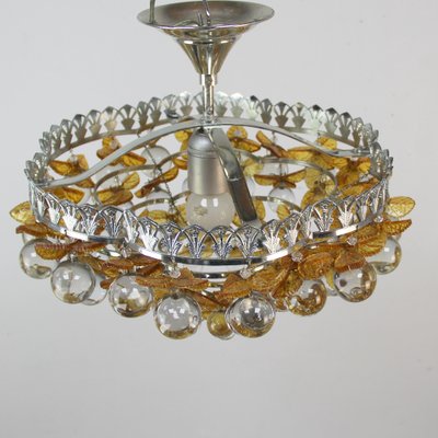 Ceiling Lamp in Glass, 1960s-NE-1273685