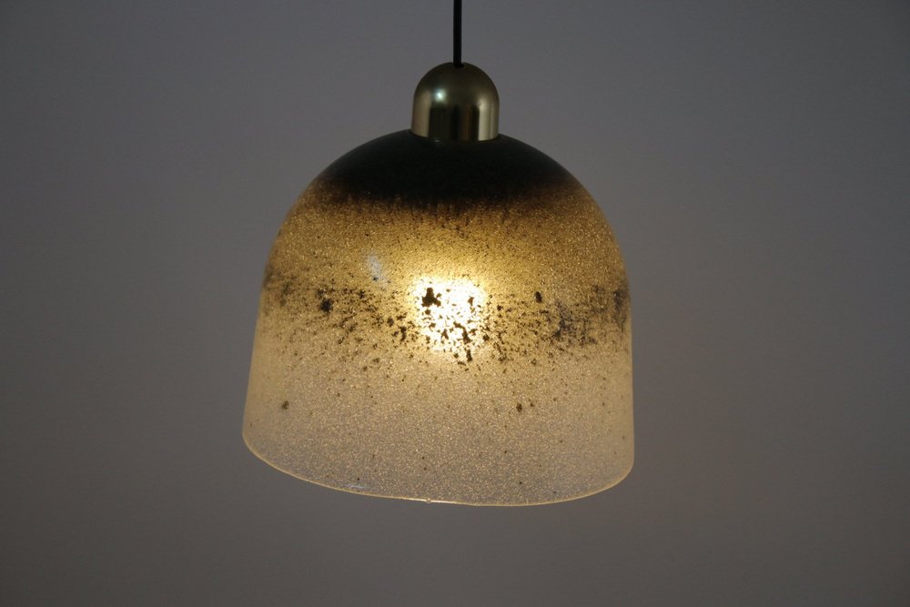 Ceiling Lamp in Glass from Peill & Putzler, Germany, 1970s