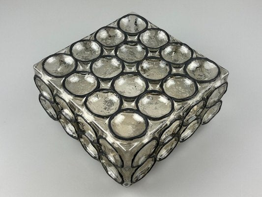 Ceiling Lamp in Glass & Metal from Glashütte Limburg, 1970s-EJL-1812601