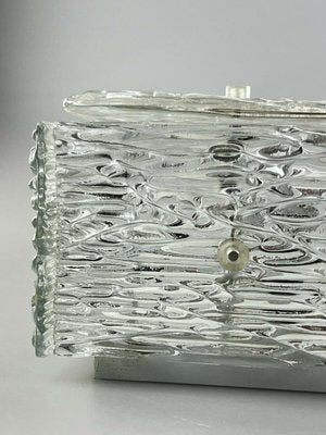 Ceiling Lamp in Ice Glass from Kalmar Franken, 1960s-EJL-1299665