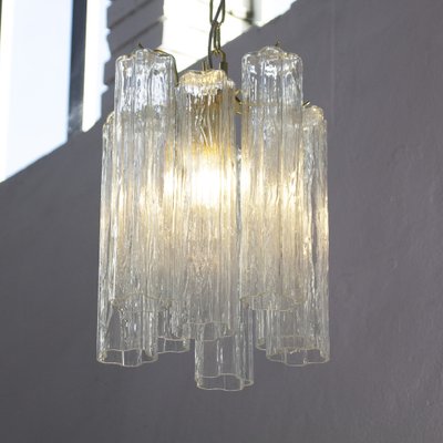 Ceiling Lamp in Murano Crystal Glass Trunks, 1990s-MPO-1722199