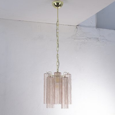 Ceiling Lamp in Murano Pink Glass Trunks, 1990s-MPO-1722207