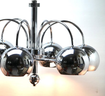 Ceiling Lamp with 6 Eyeball Lights by Goffredo Reggiani, 1960s-MJY-1150395