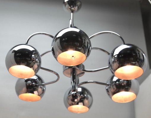 Ceiling Lamp with 6 Eyeball Lights by Goffredo Reggiani, 1960s-MJY-1150395