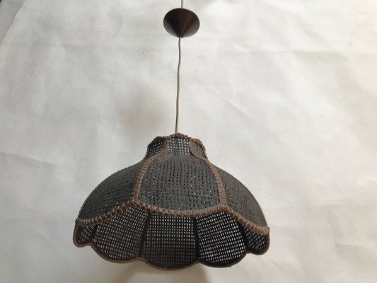 Ceiling Lamp Woven From Thick Threads, 1970s-WQQ-1326414