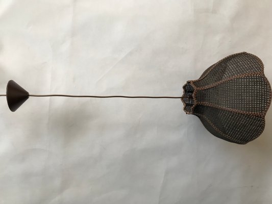 Ceiling Lamp Woven From Thick Threads, 1970s-WQQ-1326414