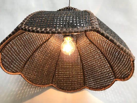 Ceiling Lamp Woven From Thick Threads, 1970s-WQQ-1326414