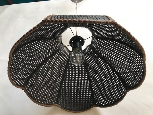 Ceiling Lamp Woven From Thick Threads, 1970s-WQQ-1326414