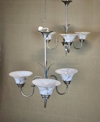 Ceiling Lamps attributed to Harald Notini for Böhlmarks. Sweden, 1930s, Set of 2-RNM-2033373