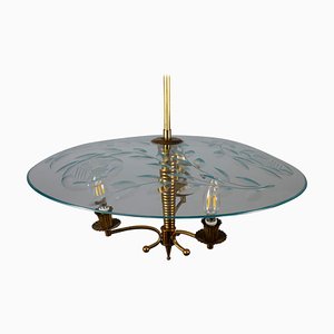 Ceiling Light attributed to Pietro Chiesa for Fontana Arte, Italy, 1935-MBH-1757451