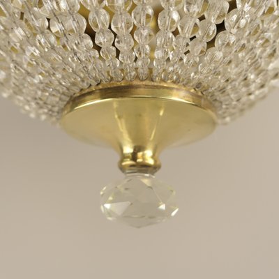 Ceiling Light in Cut Glass Spheres, France, 1950s-KDB-1762402