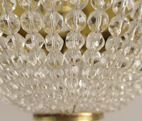 Ceiling Light in Cut Glass Spheres, France, 1950s-KDB-1762402