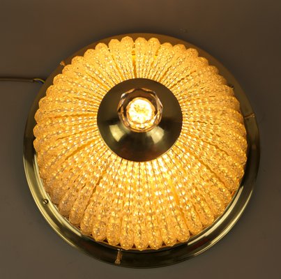 Ceiling Light in Cut Glass Spheres, France, 1950s-KDB-1762402