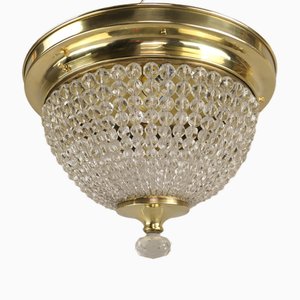 Ceiling Light in Cut Glass Spheres, France, 1950s-KDB-1762402