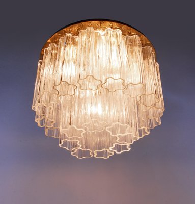 Ceiling Light in Murano Glass and Brass by by J. T. Kalmar for Kalmar, 1960s-DEK-2033267