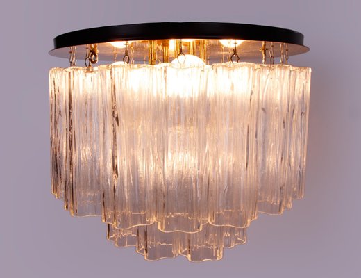 Ceiling Light in Murano Glass and Brass by by J. T. Kalmar for Kalmar, 1960s-DEK-2033267