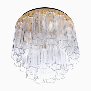 Ceiling Light in Murano Glass and Brass by by J. T. Kalmar for Kalmar, 1960s-DEK-2033267