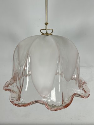 Ceiling Light in Pink and White Murano Glass from La Murrina, Italy, 1970s-OT-1764726