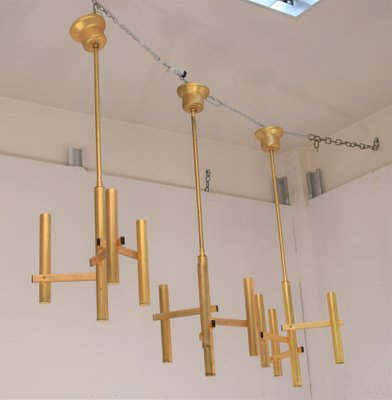 Ceiling Lights, Italy, 1960s, Set of 3-AOL-1259116