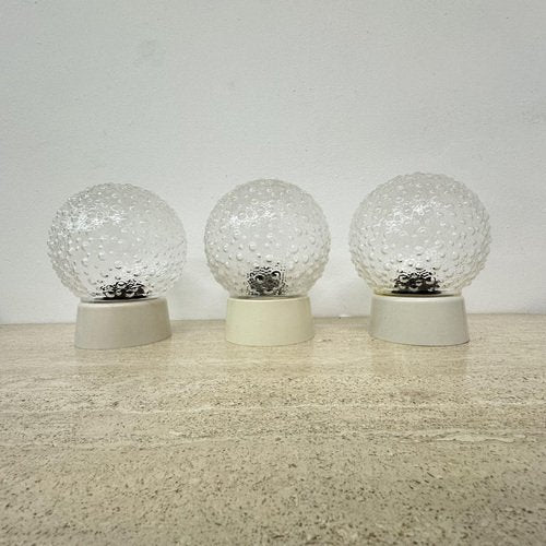 Ceiling / Wall Lamps, 1970, Set of 3