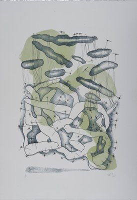 Celia Eid, Nuage Attaché 1, 2018, Lithograph-CHG-2037637