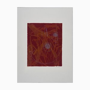 Celia Eid, Rouge sur Rouge, 2018, Lithograph-CHG-2037640