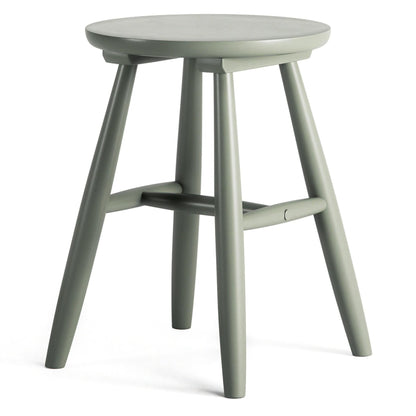 Department Wood Stool H15 Cement Grey