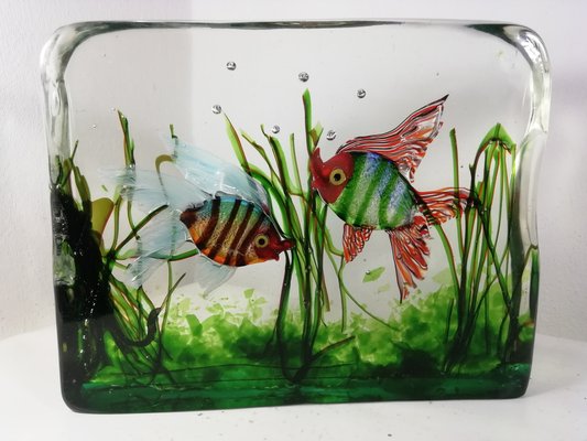 Cenedese Aquarium in Murano Glass by Alfredo Barbini, Italy, 1950s-HNE-1777134